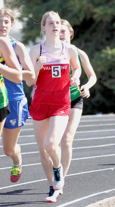 Samantha Sprenger competed in the 1600 Meter Run and placed 11th. Photos by Amanda Long