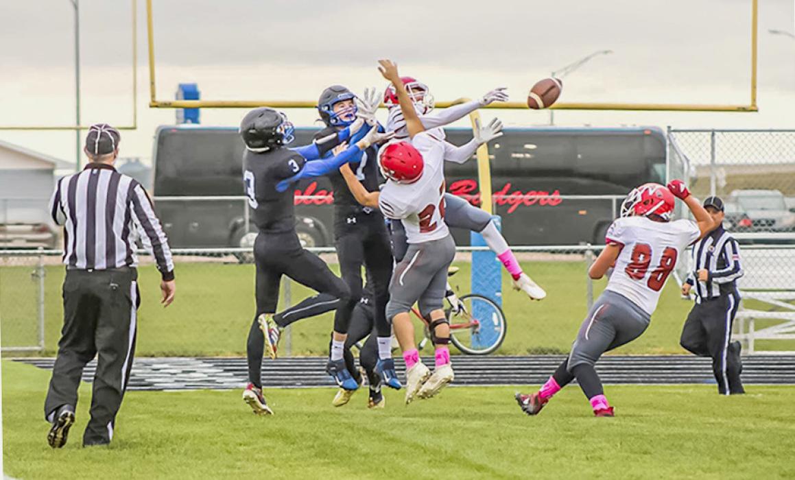 Ashton Lurz #2 and Bryan Keller #22 block Hershey’s attempt for points!
