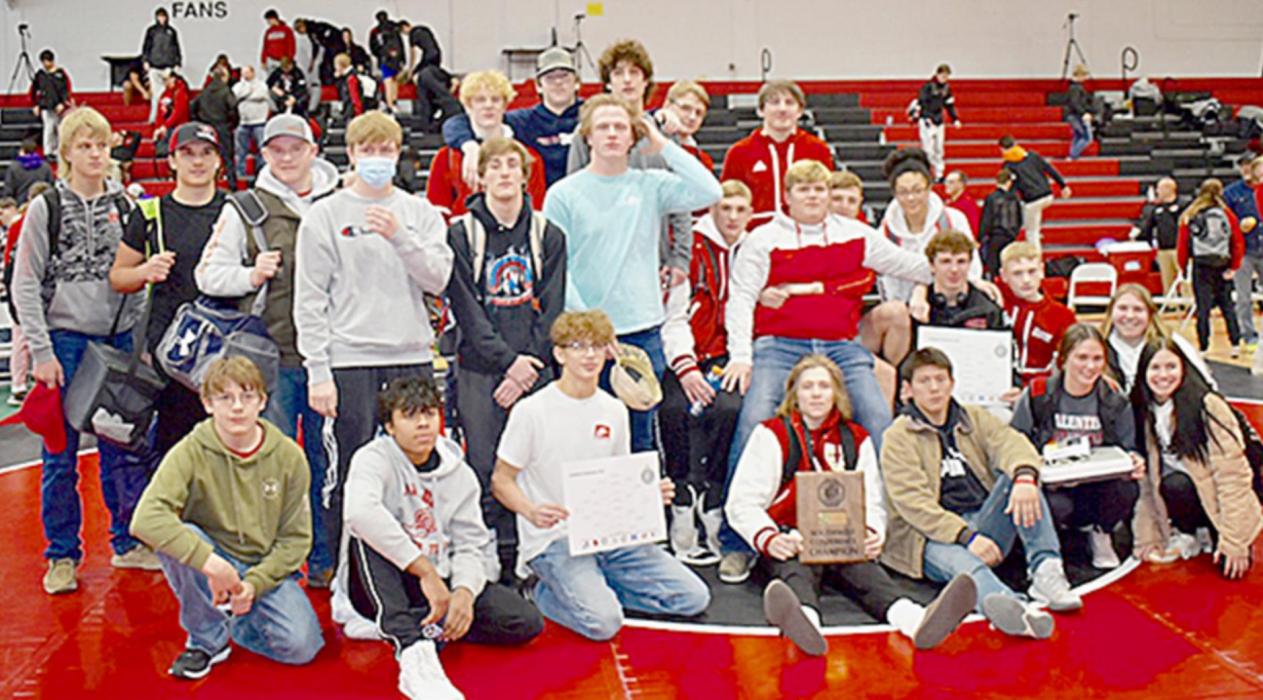 The Valentine Badgers were the Southwest Conference Champs and brought home first place trophy! Photo by DeanNa Fowler