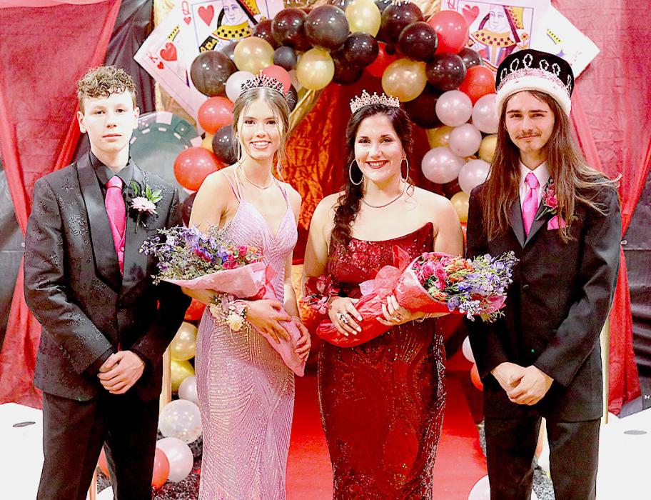 C-K crowns royal court at 2024 Prom