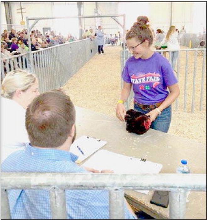 State Fair Senior Poultry, Grace Brennemann.