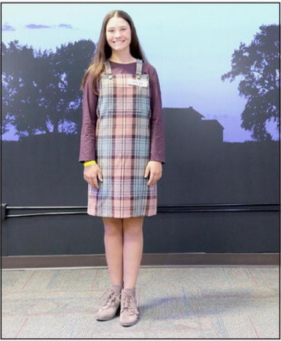Ella Brennemann State Fair Fashion Show pro shot.